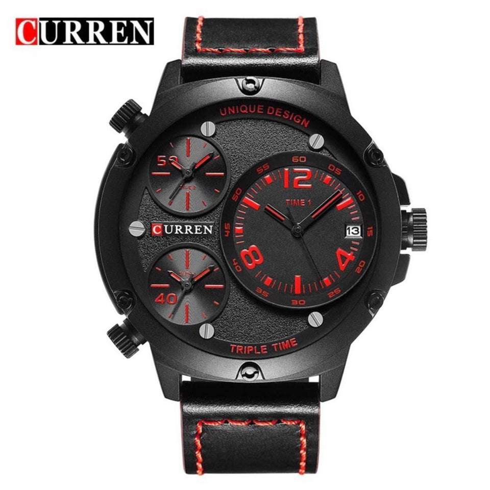 Curren 8262 Triple time