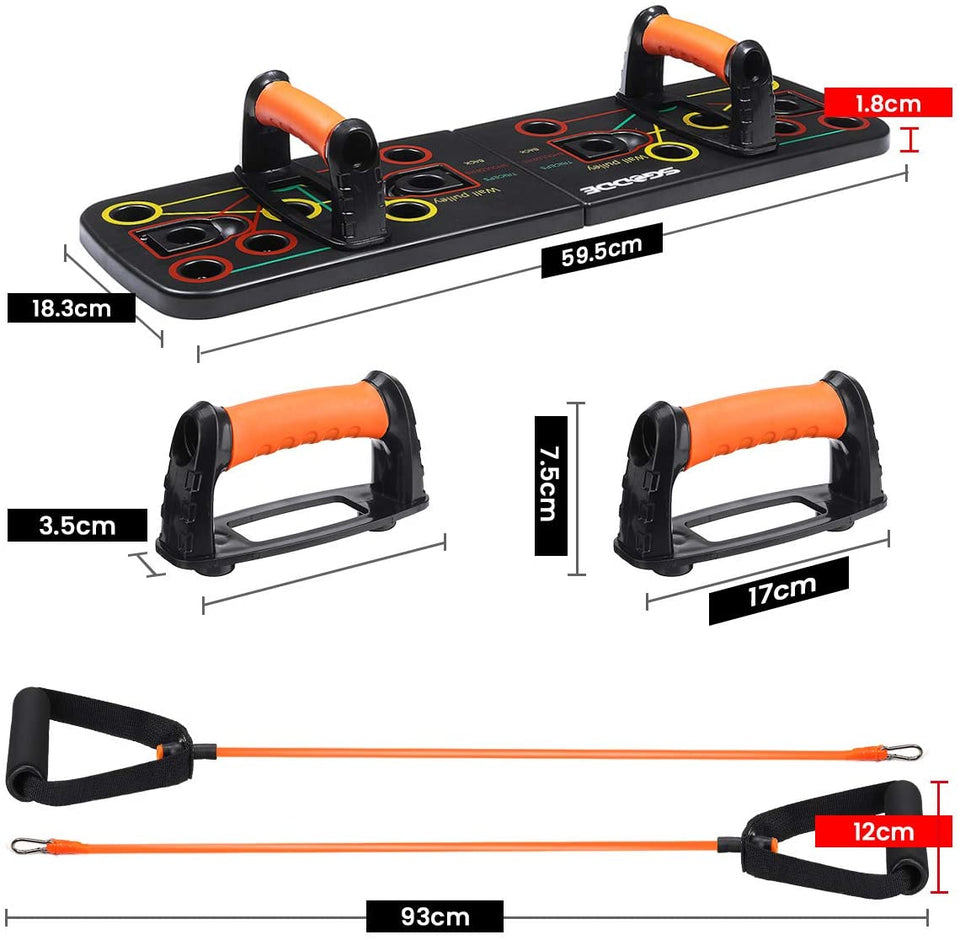 14 en 1 push up board
