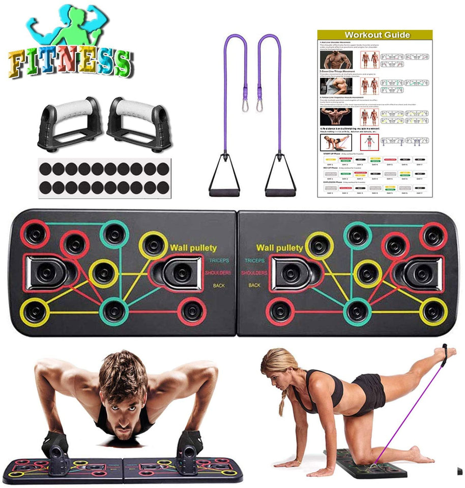 14 en 1 push up board