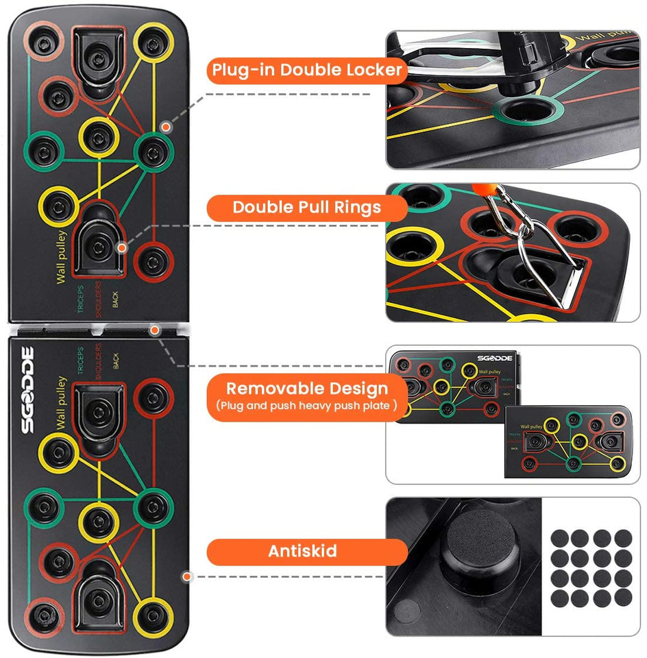 14 en 1 push up board