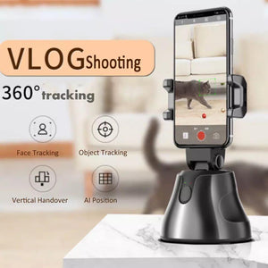 حامل الهاتف الذكي لتثبيت الصور تدوير 360 درجة آلية تتبع الوجه